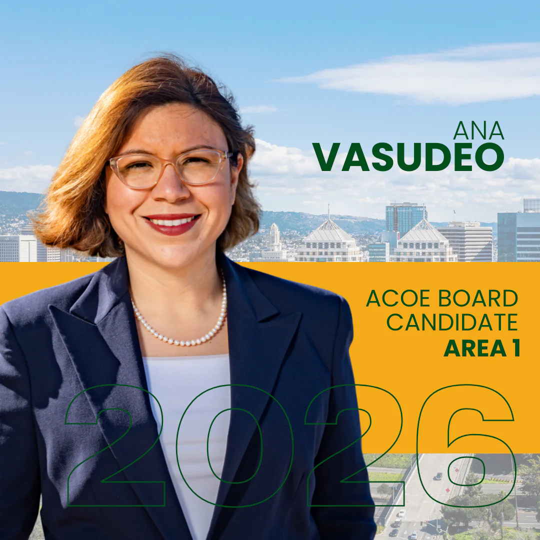 Ana Vasudeo Acoe Board Candidate Area 1