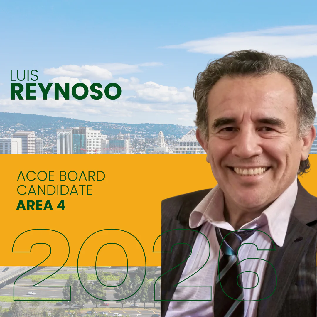 Luis Reynoso Acoe Board Candidate Area 4