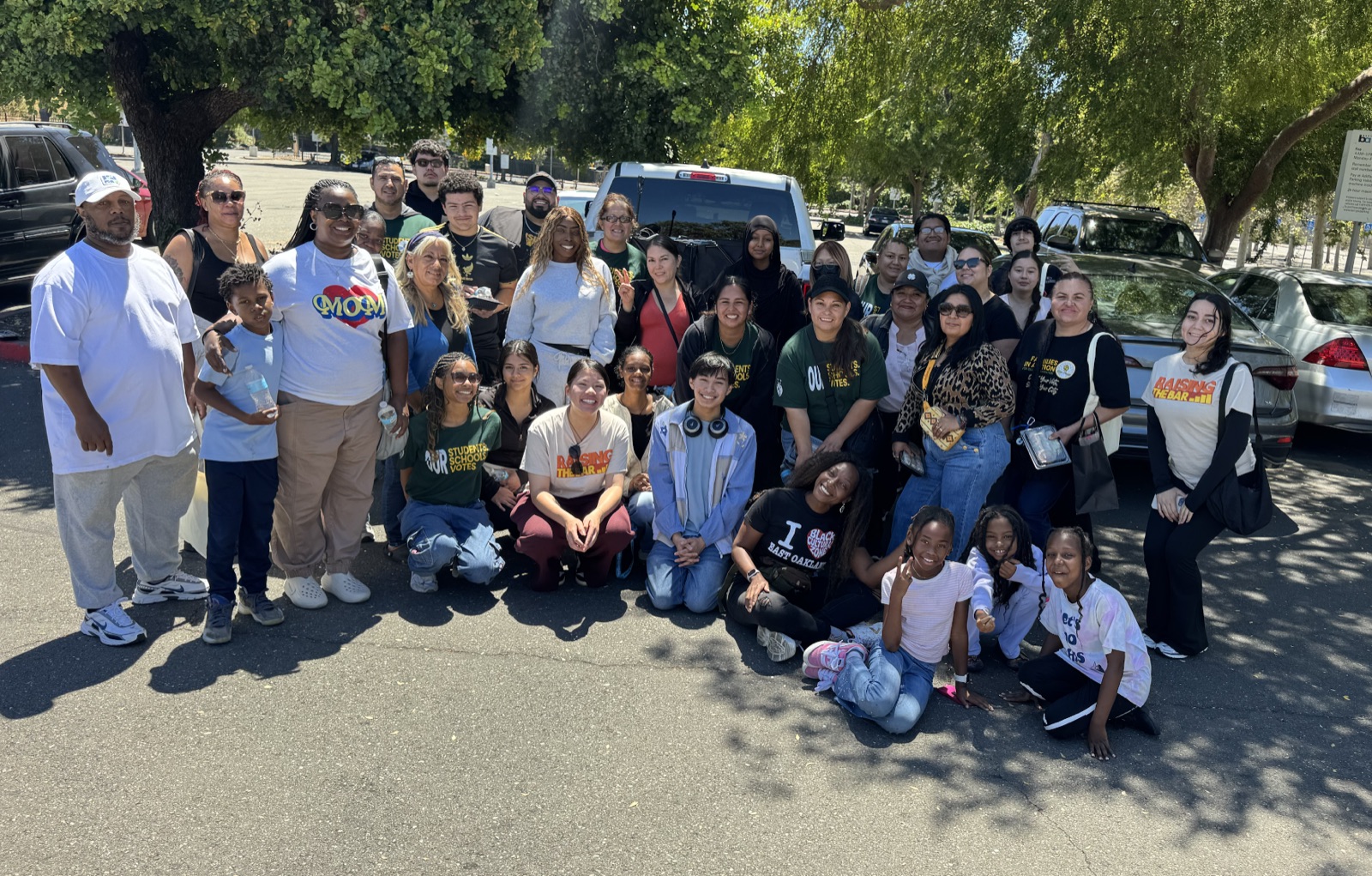 Large group of FIA family and youth leaders before heading out to organize